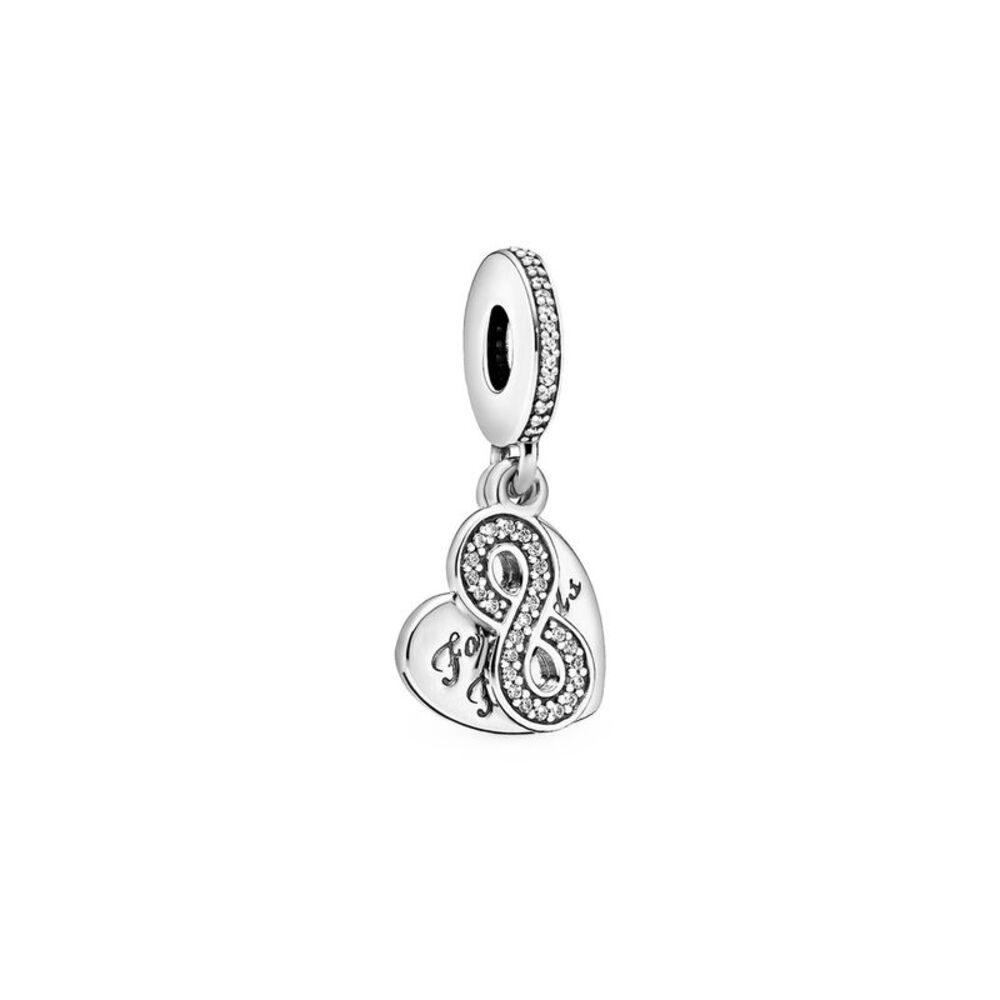 Pandora Moments Silver Cz Charm